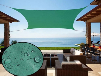 Best Selling 2019 Fashion polyester Rectangular Waterproof sun shade Sail for Customization