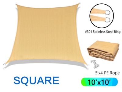 Wholesale Square sun shade sail for garden 